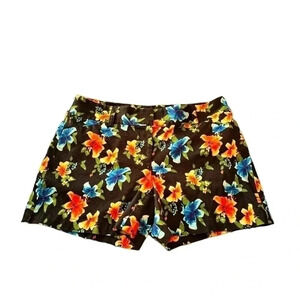 White House Black Market‎ Floral Shorts - Womens - Size 4